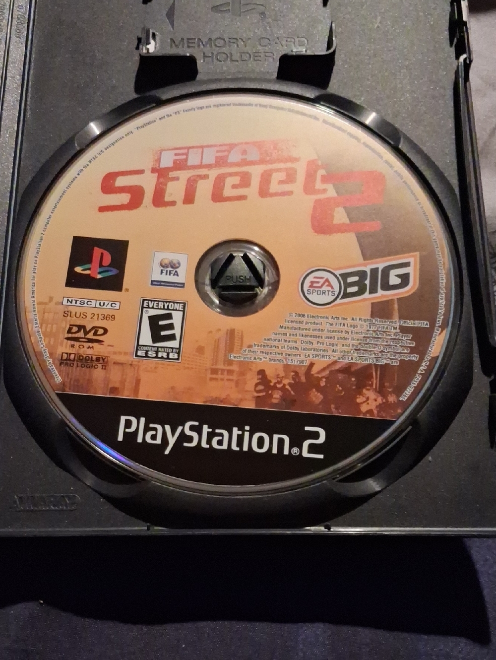 EA Sports BIG FIFA Street 2 PlayStation 2 Game Disc - Orange Artwork
